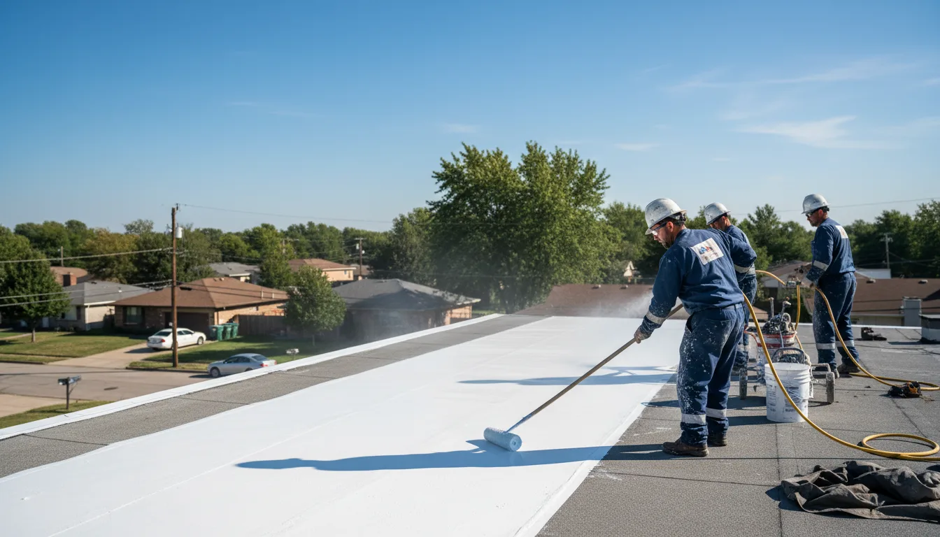 Commercial roof coating in Clio, AL near me